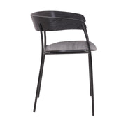 Perry Wood and Metal Modern Dining Room Chairs Set of 2 - Furniture City (CA)l