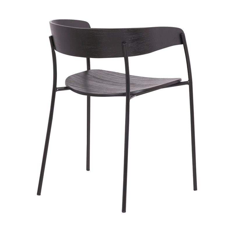 Perry Wood and Metal Modern Dining Room Chairs Set of 2 - Furniture City (CA)l