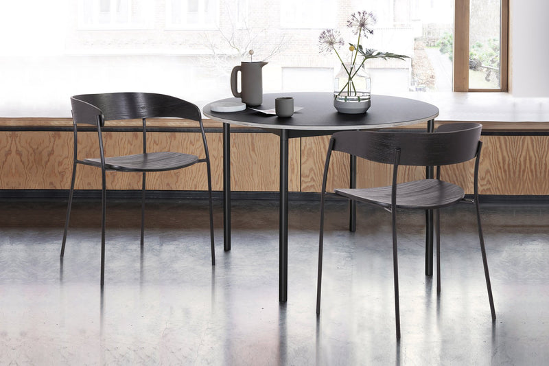 Perry Wood and Metal Modern Dining Room Chairs Set of 2 - Furniture City (CA)l