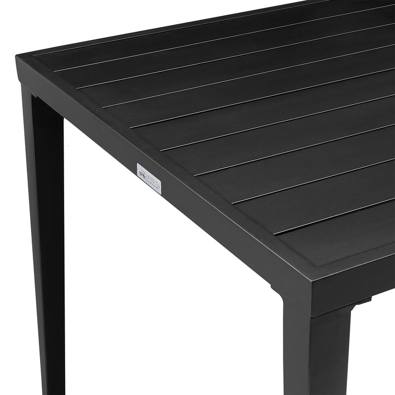 Palma Outdoor Patio Dining Table in Aluminum - Furniture City (CA)l