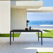 Palma Outdoor Patio Dining Table in Aluminum - Furniture City (CA)l