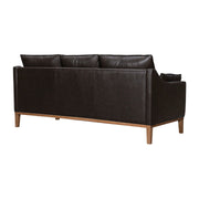 Pompeii 87" Dark Brown Leather Sofa - Furniture City (CA)l