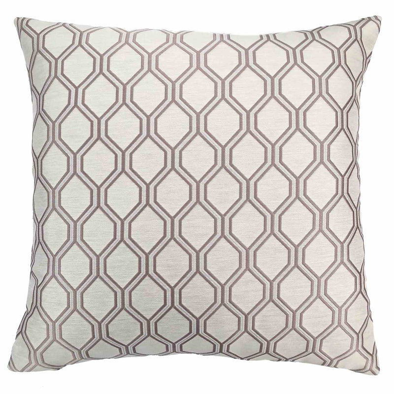 Andante Contemporary Decorative Feather and Down Throw Pillow In Birch Jacquard Fabric - Furniture City (CA)l