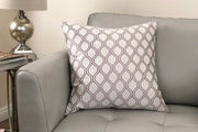 Andante Contemporary Decorative Feather and Down Throw Pillow In Birch Jacquard Fabric - Furniture City (CA)l