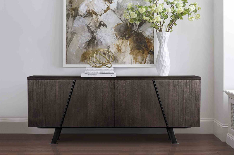 Pirate Brown Acacia Sideboard Cabinet - Furniture City (CA)l