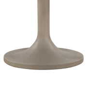 Pippa Concrete and Metal Tulip Round Dining Table - Furniture City (CA)l