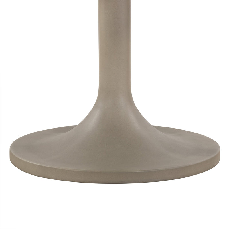 Pippa Concrete and Metal Tulip Round Dining Table - Furniture City (CA)l