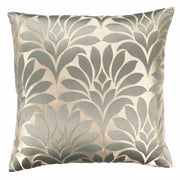 Gisela Contemporary Decorative Feather and Down Throw Pillow In Jade Jacquard Fabric - Furniture City (CA)l