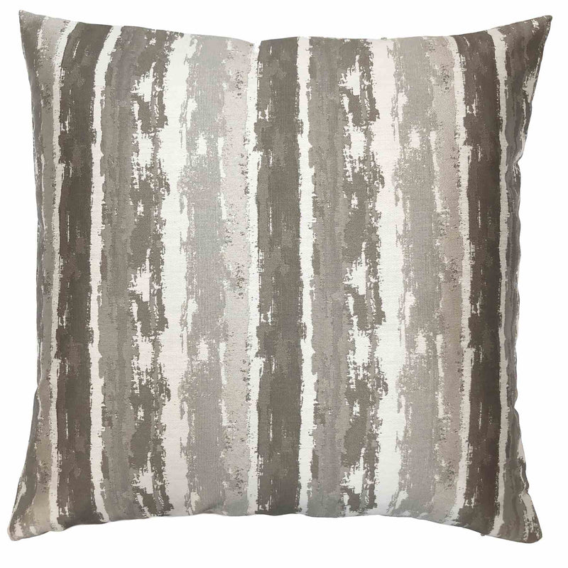 Murray Contemporary Decorative Feather and Down Throw Pillow In Stone Jacquard Fabric - Furniture City (CA)l