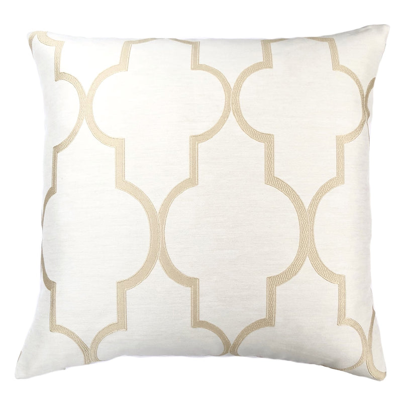 Paxton Contemporary Decorative Feather and Down Throw Pillow In Dulce Jacquard Fabric - Furniture City (CA)l