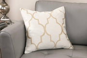 Paxton Contemporary Decorative Feather and Down Throw Pillow In Dulce Jacquard Fabric - Furniture City (CA)l