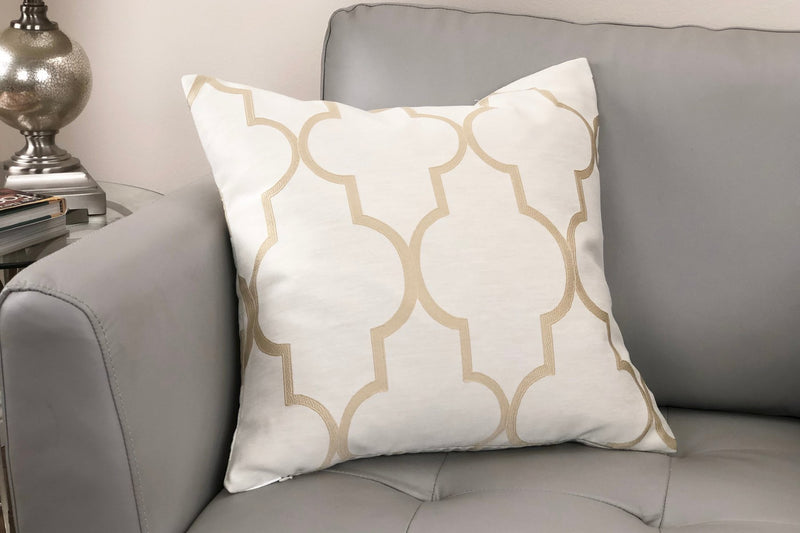 Paxton Contemporary Decorative Feather and Down Throw Pillow In Dulce Jacquard Fabric - Furniture City (CA)l