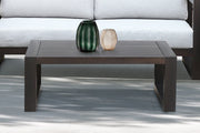 Paradise Outdoor Dark Eucalyptus Wood Coffee Table - Furniture City (CA)l