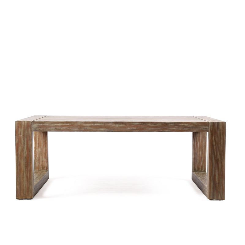 Paradise Outdoor Light Eucalyptus Wood Coffee Table - Furniture City (CA)l
