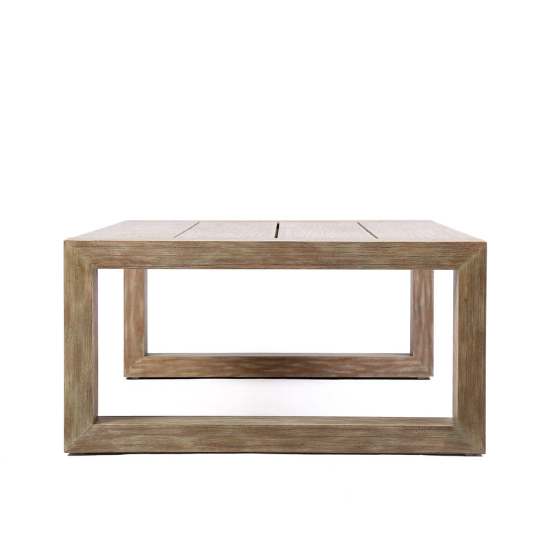 Paradise Outdoor Light Eucalyptus Wood Coffee Table - Furniture City (CA)l
