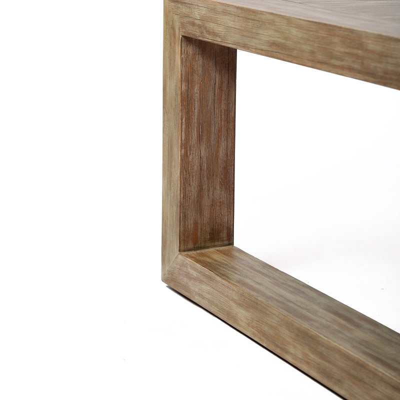 Paradise Outdoor Light Eucalyptus Wood Coffee Table - Furniture City (CA)l