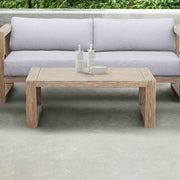 Paradise Outdoor Light Eucalyptus Wood Coffee Table - Furniture City (CA)l