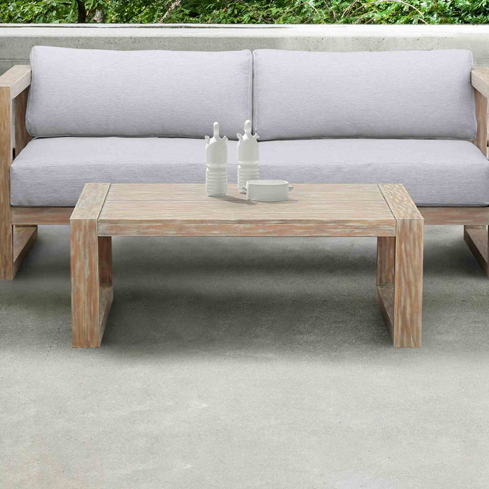 Paradise Outdoor Light Eucalyptus Wood Coffee Table