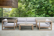 Paradise Outdoor Light Eucalyptus Wood Coffee Table - Furniture City (CA)l