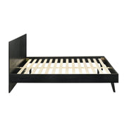 Petra King Platform Wood Bed Frame in Black Finish - Furniture City (CA)l