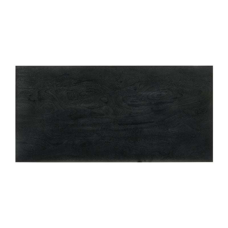 Petra King Platform Wood Bed Frame in Black Finish - Furniture City (CA)l