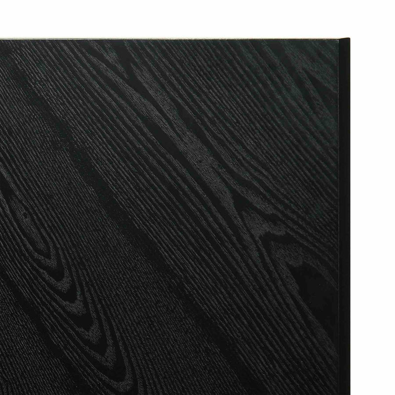 Petra King Platform Wood Bed Frame in Black Finish - Furniture City (CA)l