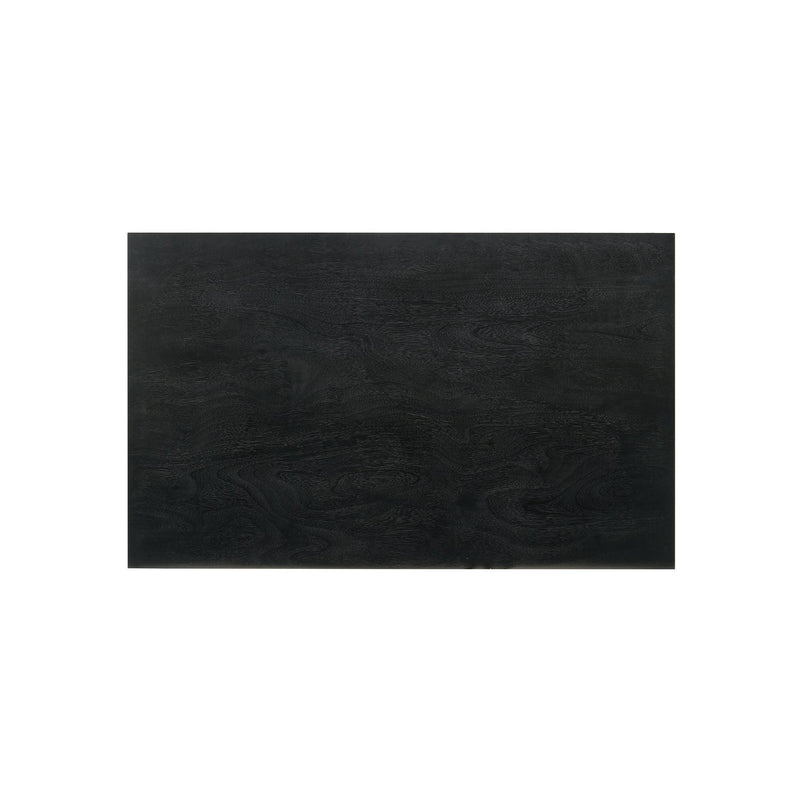 Petra Queen Platform Wood Bed Frame in Black Finish - Furniture City (CA)l