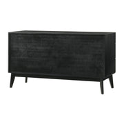 Petra 6 Drawer Wood Dresser in Black Finish - Furniture City (CA)l
