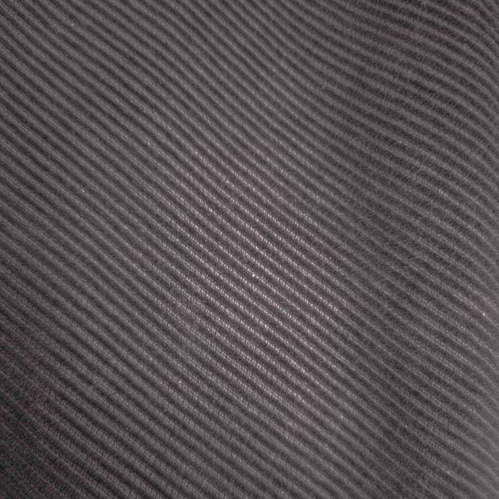 Pixie Dark Gray and Black Fabric Dining Room Chair with Black Metal Legs