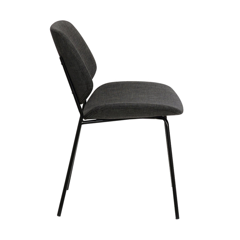 Quest Charcoal Modern Dining Accent Chair - Furniture City (CA)l