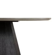 Revival Concrete and Oak Round Dining Table - Furniture City (CA)l