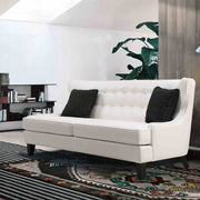 Skyline Sofa In White Bonded Leather - Furniture City (CA)l