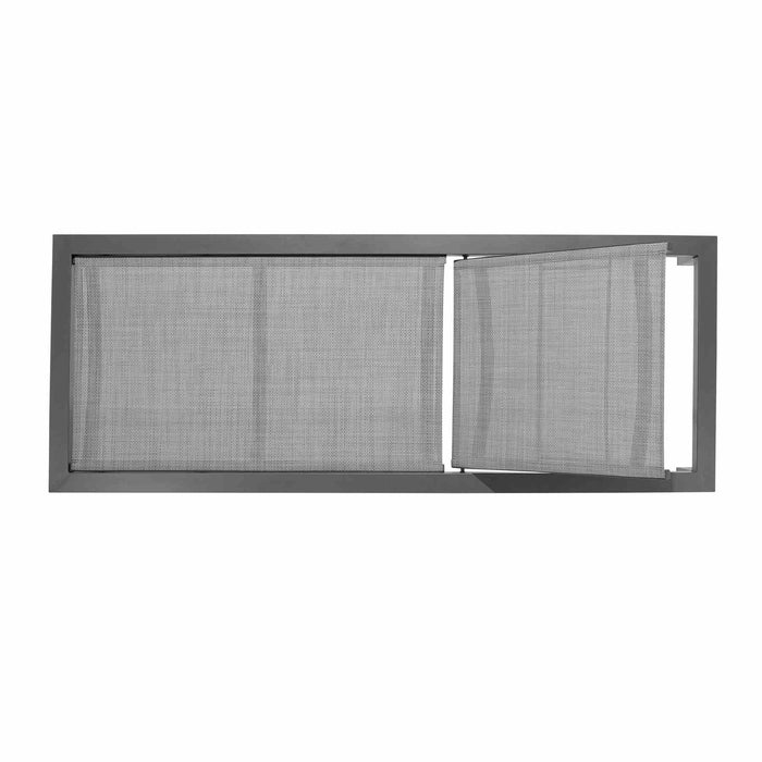 Solana Outdoor Dark Gray Aluminum Stacking Chaise Lounge Chair