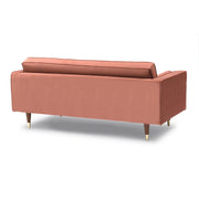 Somerset Blush Velvet Mid Century Modern Loveseat - Furniture City (CA)l