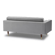 Somerset Gray Velvet Mid Century Modern Loveseat - Furniture City (CA)l