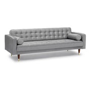 Somerset Gray Velvet Mid Century Modern Sofa - Furniture City (CA)l