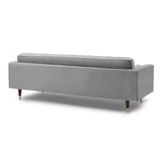 Somerset Gray Velvet Mid Century Modern Sofa - Furniture City (CA)l