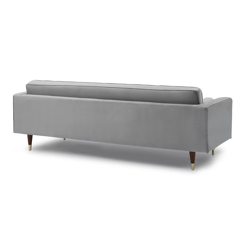 Somerset Gray Velvet Mid Century Modern Sofa - Furniture City (CA)l