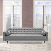 Somerset Gray Velvet Mid Century Modern Sofa - Furniture City (CA)l