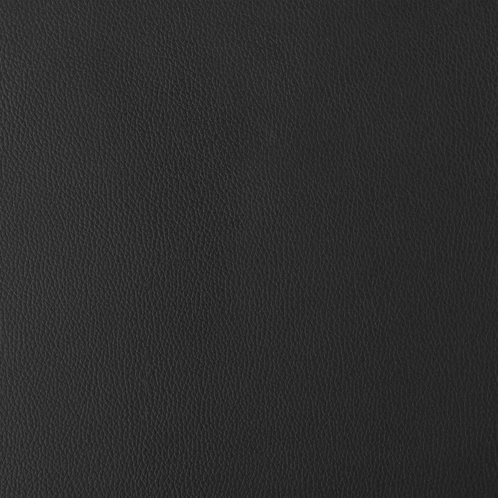 Saturn 26" Counter Height Swivel Black Faux Leather and Brushed Stainless Steel Bar Stool