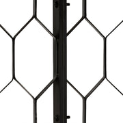 Solange Concrete and Black Metal Rectangular Dining Table - Furniture City (CA)l