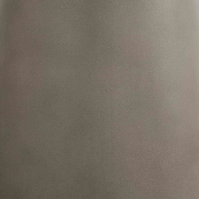 Pinni Gray Concrete Round Dining Table with Bronze Painted Accent