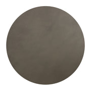 Pinni Gray Concrete Round Dining Table with Bronze Painted Accent - Furniture City (CA)l