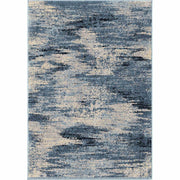 Spartan Contemporary 5x8 Area Rug in Cream/Blue - Furniture City (CA)l