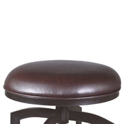 Studio 26" Counter Height Barstool in Auburn Bay finish with Brown Faux Leather - Furniture City (CA)l