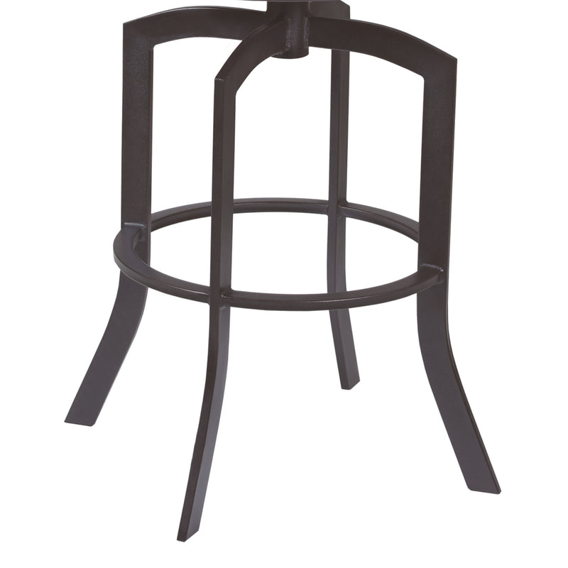 Studio 30" Bar Height Barstool in Auburn Bay finish with Brown Faux Leather - Furniture City (CA)l