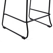 Shasta 26" Outdoor Metal and Black Rope Stackable Counter Stool - Set of 2 - Furniture City (CA)l