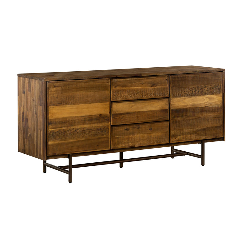 Superb Rustic Oak Buffet Cabinet - Furniture City (CA)l