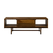 Superb Rustic Oak Coffee Table with Drawer - Furniture City (CA)l