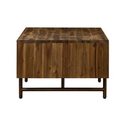 Superb Rustic Oak Coffee Table with Drawer - Furniture City (CA)l